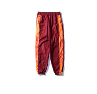 Trendy Streetwear Joggers with Color Block Design