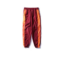 Trendy Streetwear Joggers with Color Block Design